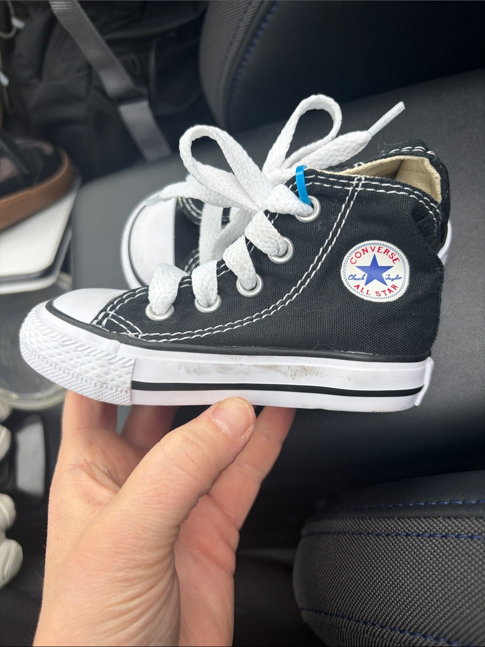Converse Kids Black & White Chuck Taylor High Top Sneakers